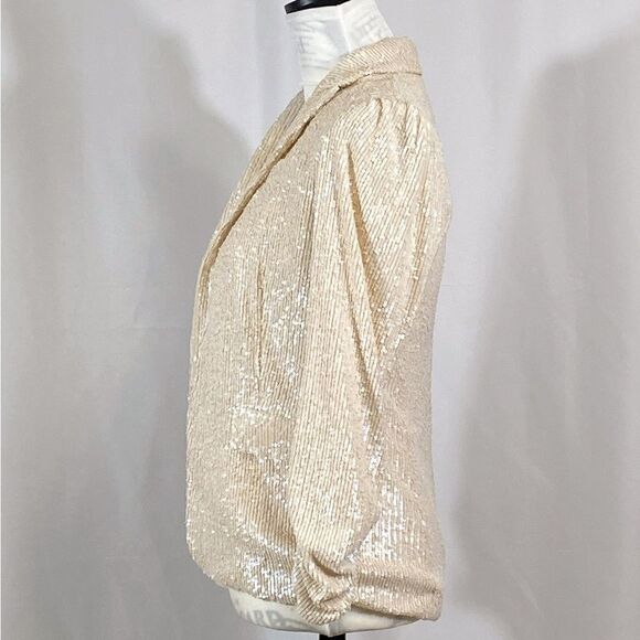 Generation Love Serafina Sequin Open-Front Blazer size S - Picture 8 of 14